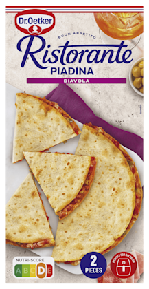 Ristorante piadina Diavola flatbread