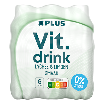 Vitamin drink limoen & lychee 0%