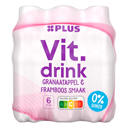 Vitamin drink granaatappel & framboos