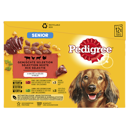 Pedigree Senior Vlees in Gelei Hondenvoer