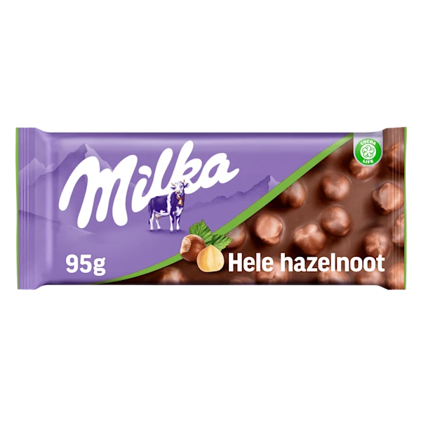 Milka Chocoladereep Hele Noot