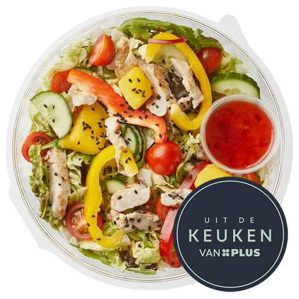 Uit de keuken van PLUS Salade mihoen met kip