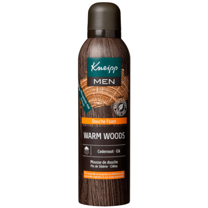 Douche foam men warm woods