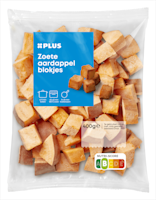 PLUS Zoete aardappelblokjes