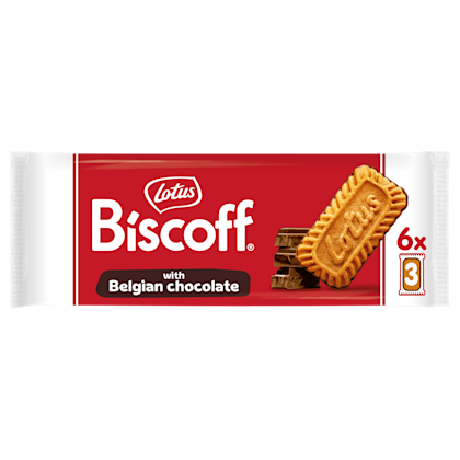 Biscoff met belgische chocolade