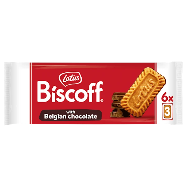 Lotus Biscoff met belgische chocolade