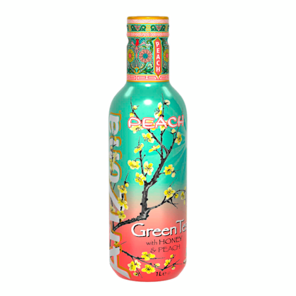 Green tea peach