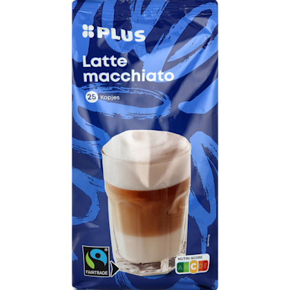 Latte macchiato oploskoffie Fairtrade