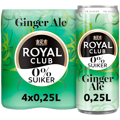 Ginger ale 0% suiker