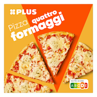 PLUS Pizza quattro formaggi