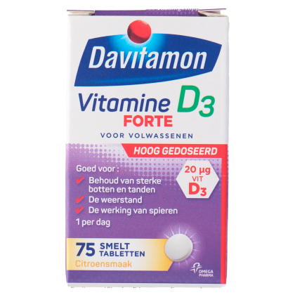 Vitamine D smelttabletten forte