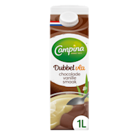 Campina Dubbelvla chocola vanille