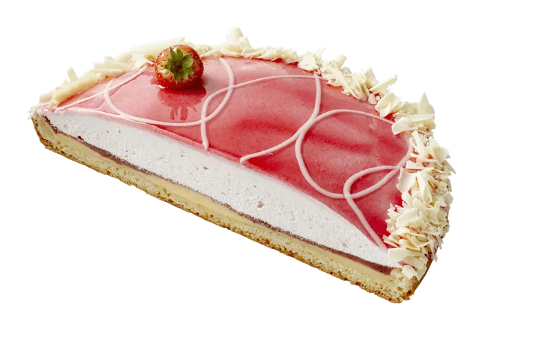 PLUS Korenlanders Aardbeienbavaroisevlaai half Fairtrade