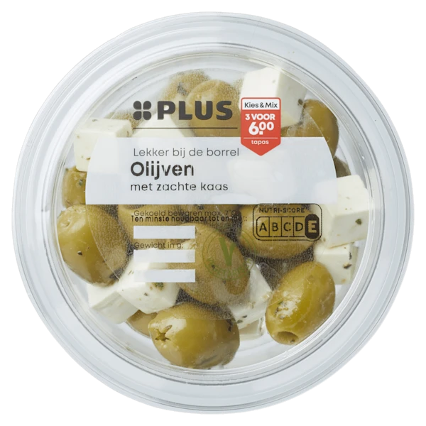 PLUS Olijven zachte kaas