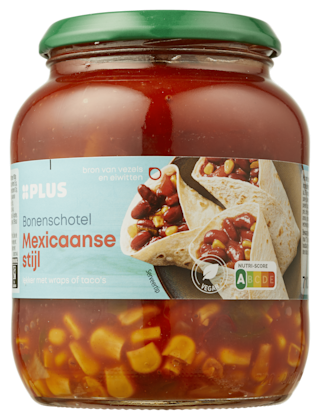 Bonenschotel Mexicaans