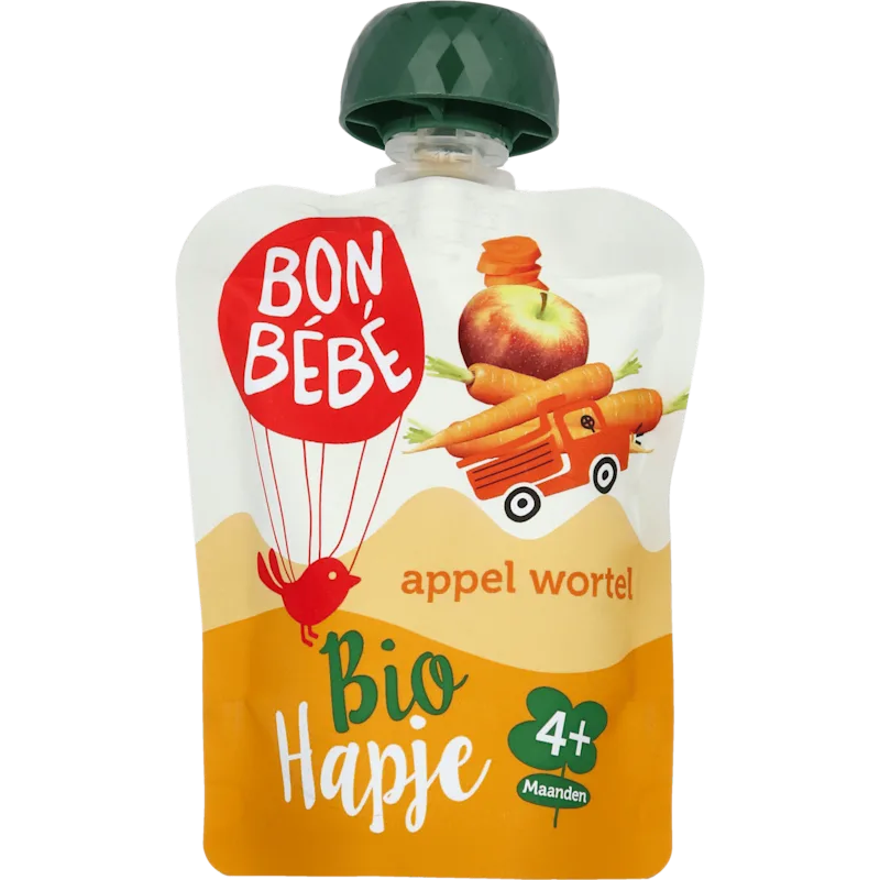 Bonbebe knijp appel wortel +4m