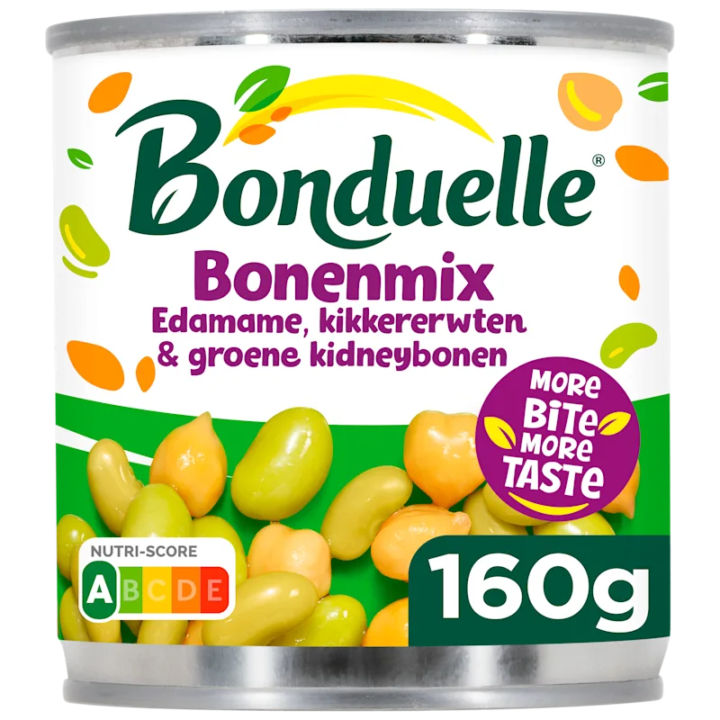 Bonduelle Bonenmix edame en kikkerwerten