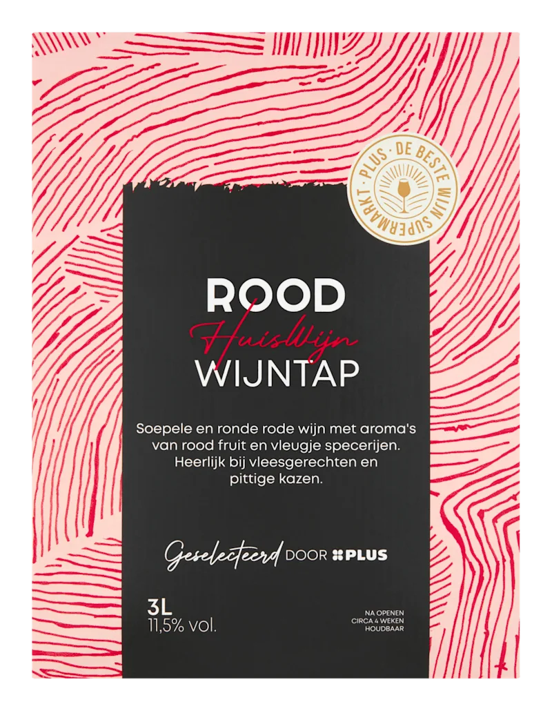 PLUS Huiswijn Rood wijntap