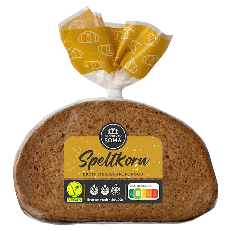 Brood van Soma Speltkoren speltbrood