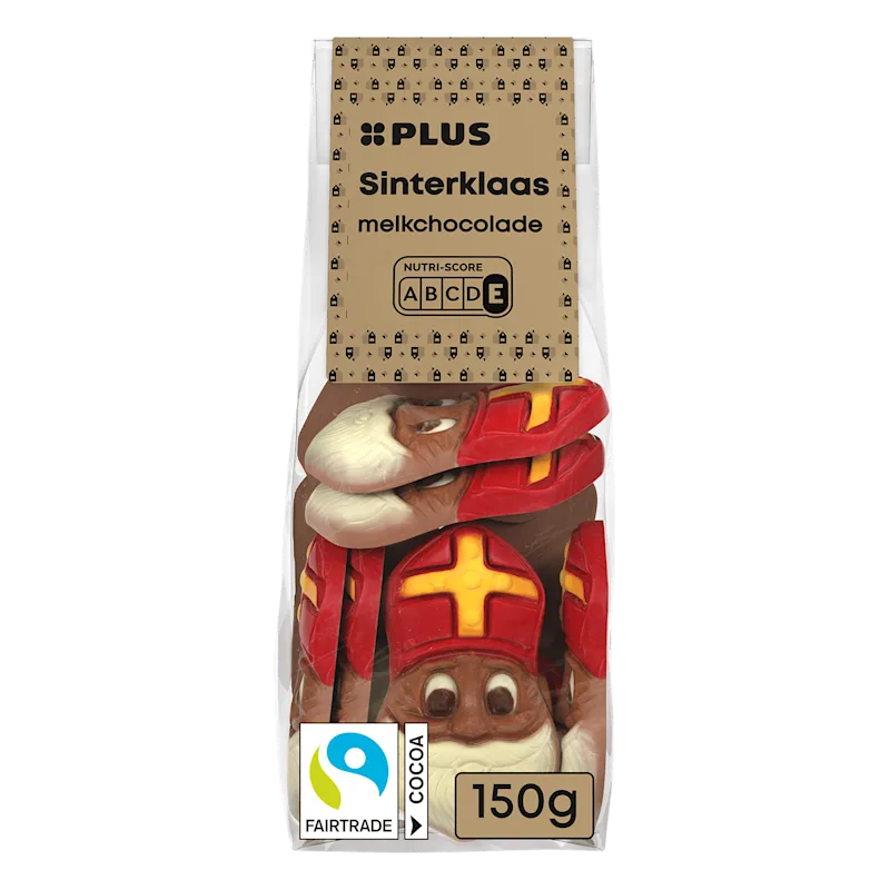PLUS Sinterklaaskopjes chocolade Fairtrade