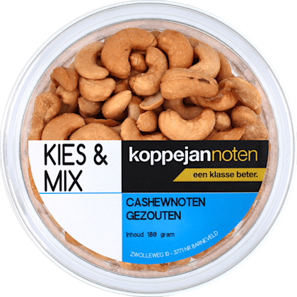 Koppejan Cashewnoten gezouten