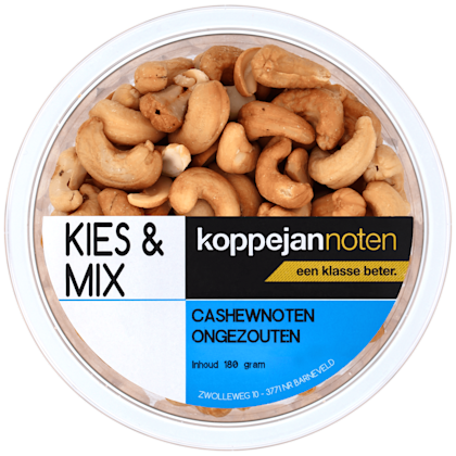 Koppejan Cashewnoten ongezouten