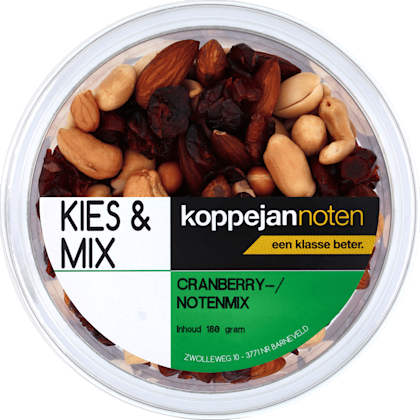 Koppejan Cranberry notenmix
