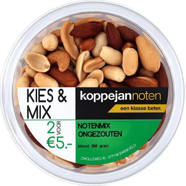 Koppejan Notenmix ongezouten