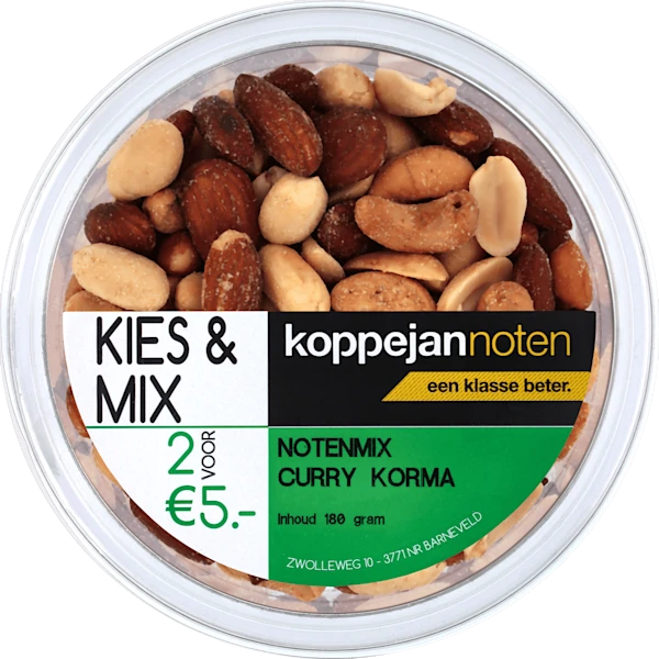 Koppejan Notenmix curry korma