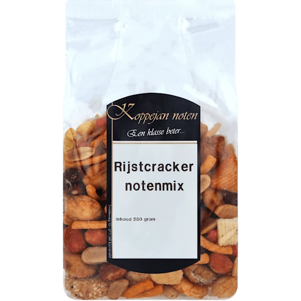 Koppejan Rijstcrackers/notenmix