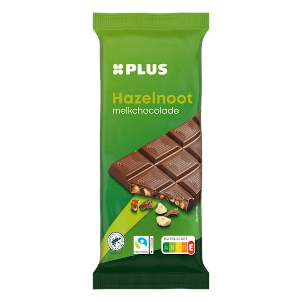 PLUS Chocolade reep hazelnoot