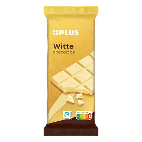 PLUS Chocolade reep wit