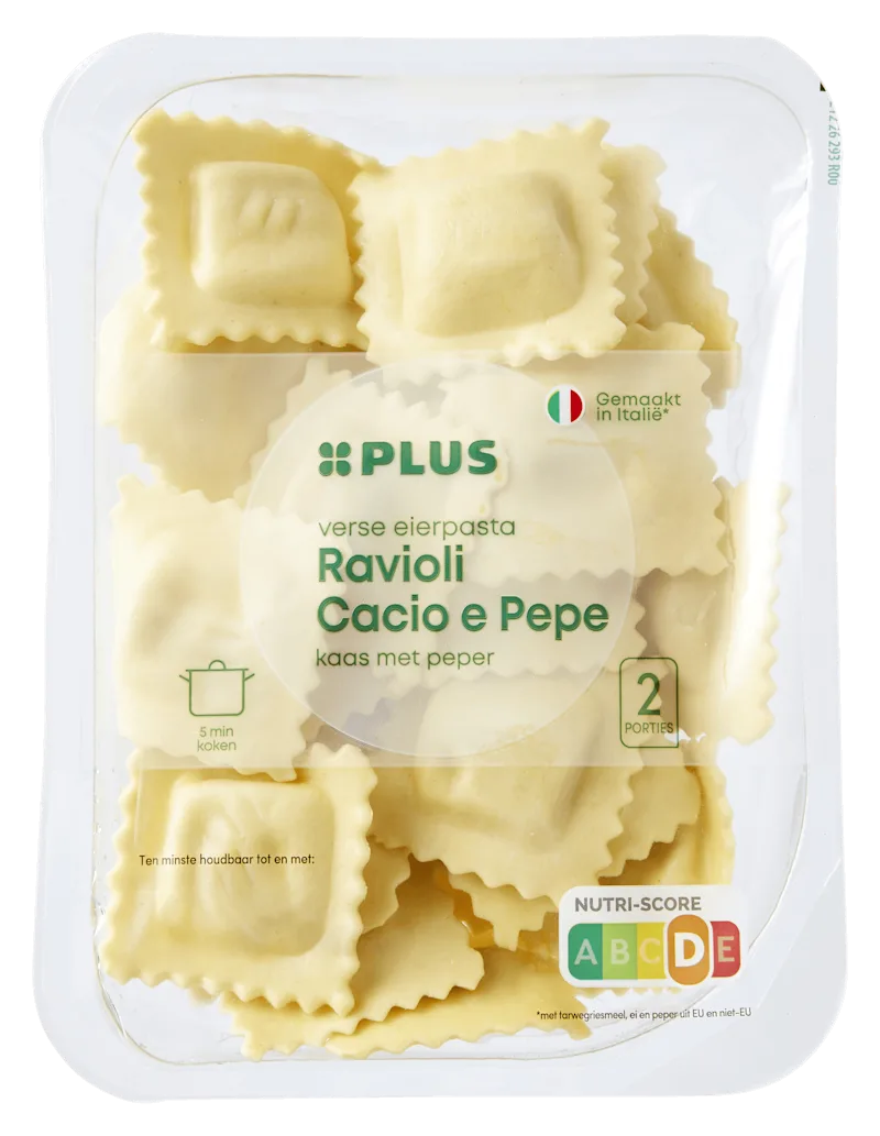PLUS Ravioli Cacio e Pepe
