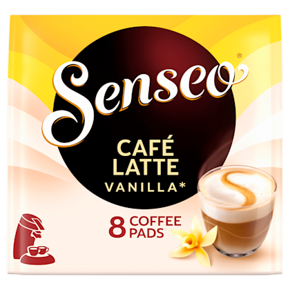 Café latte vanilla koffiepads