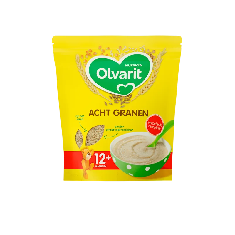 Olvarit 12+mnd Pap Acht Granen