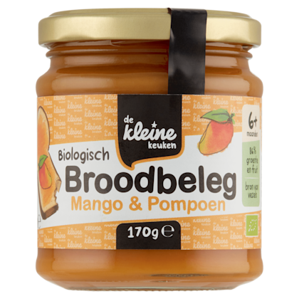 Bio mango en pompoen spread 6+