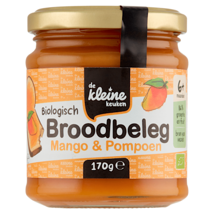 Bio mango en pompoen spread 6+