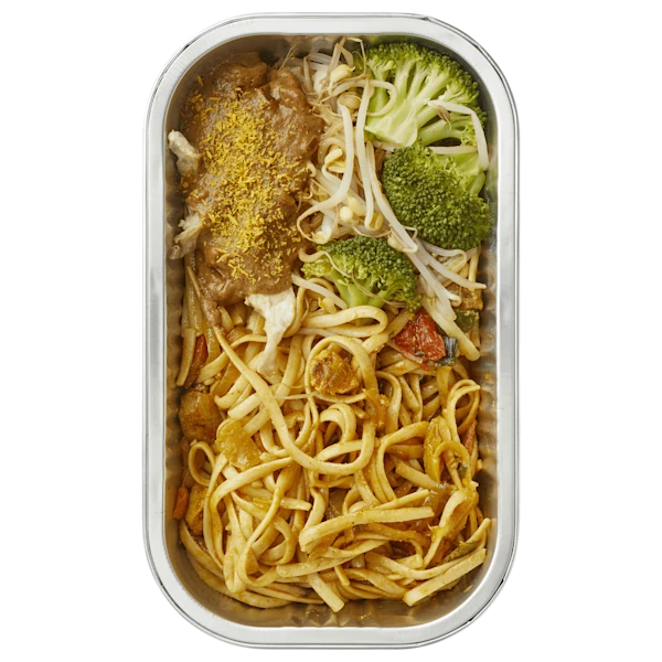 Uit de keuken van PLUS Bami Goreng kip broccoli taugé