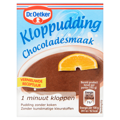 Kloppudding chocoladesmaak