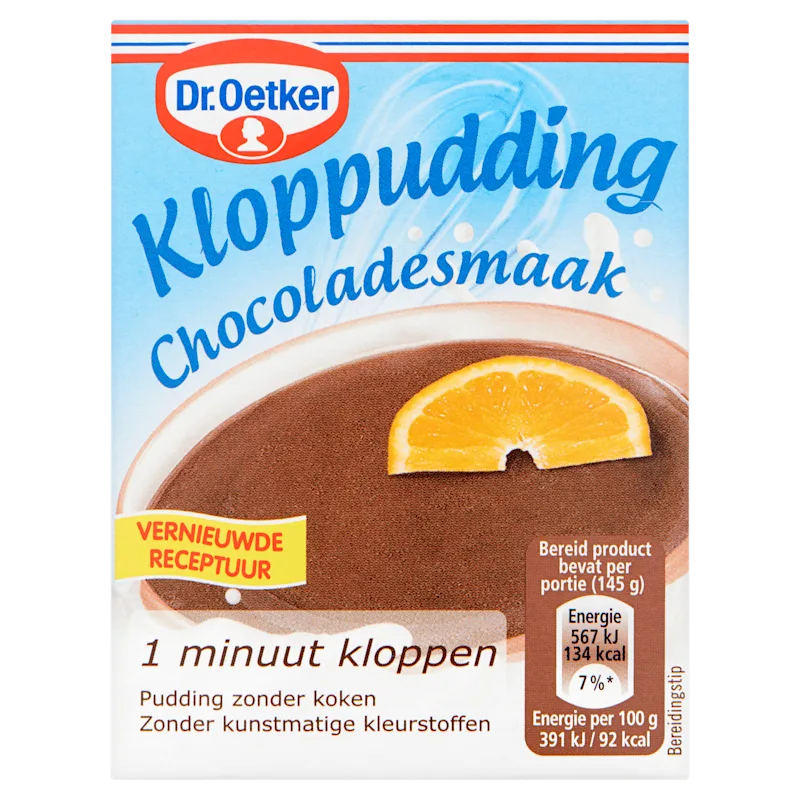 Dr. Oetker Kloppudding chocoladesmaak