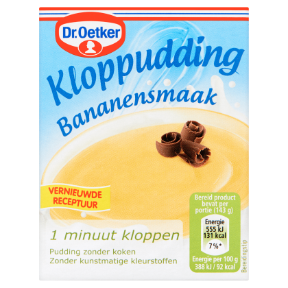 Kloppudding bananensmaak