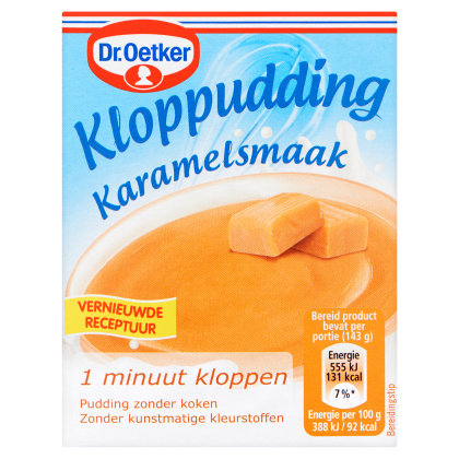 Kloppudding karamelsmaak