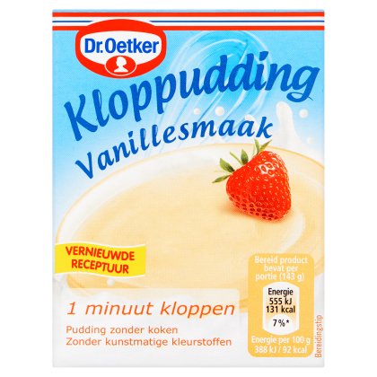 Kloppudding vanillesmaak