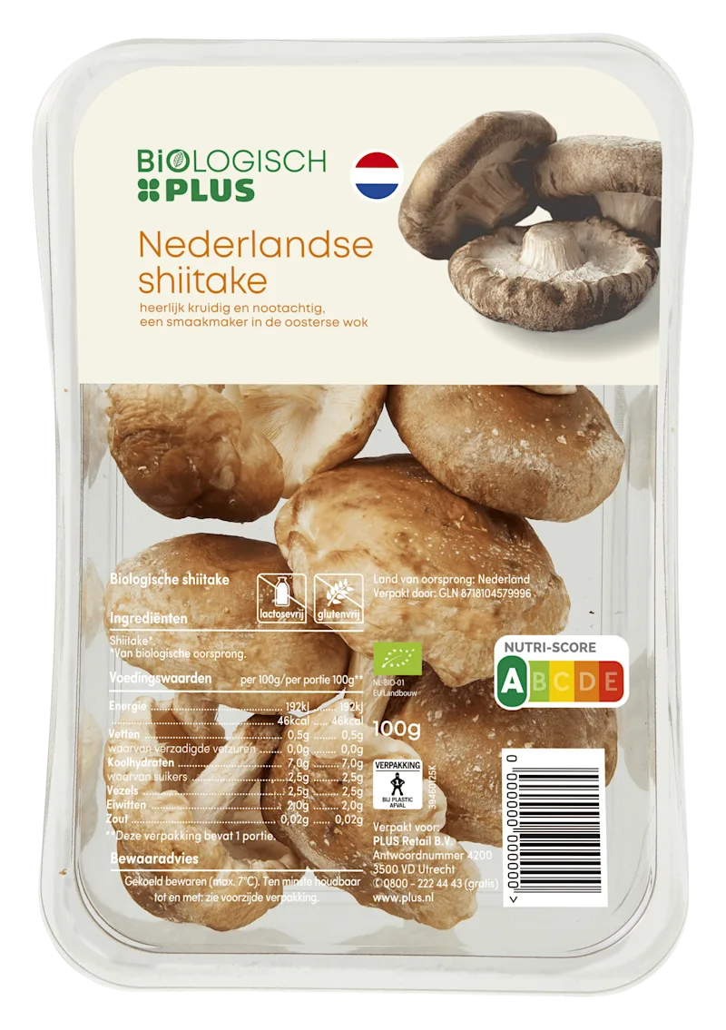 Biologisch PLUS Shiitake biologisch