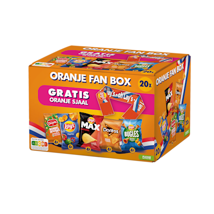 Oranje fan box - PLUS