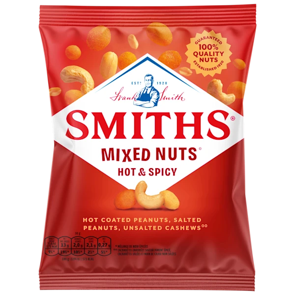 Smiths Nuts Hot & Spicy Mixed