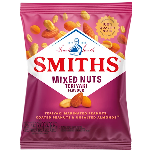 Smiths Nuts Teriyaki Mixed