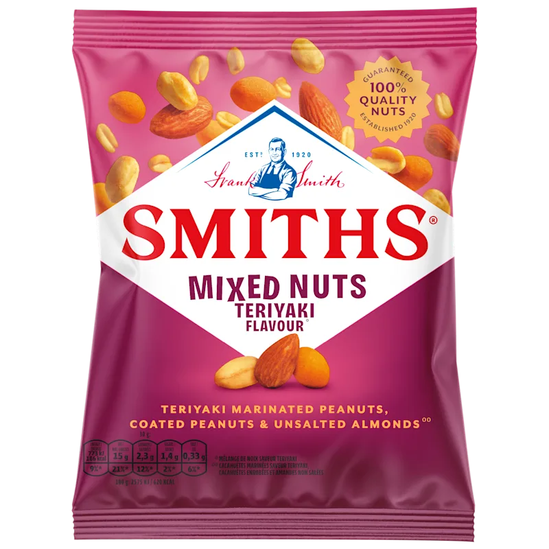 Smiths Nuts Teriyaki Mixed