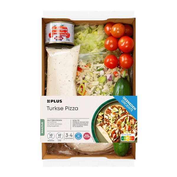 PLUS Gesneden verspakket Turkse pizza