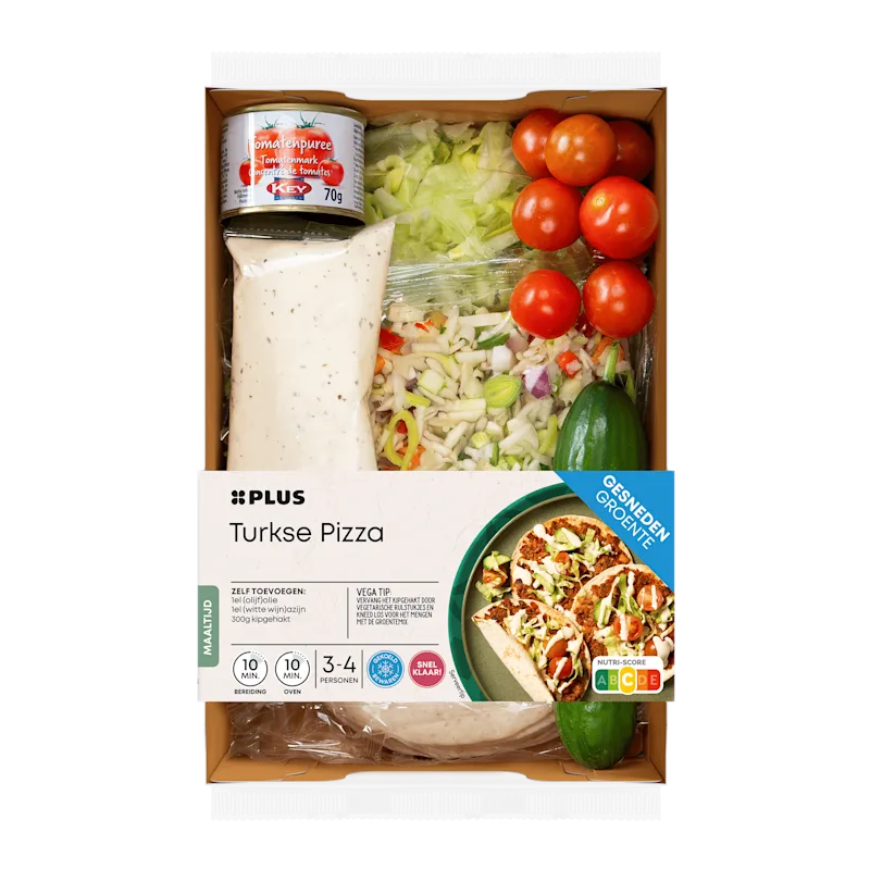PLUS Gesneden verspakket Turkse pizza